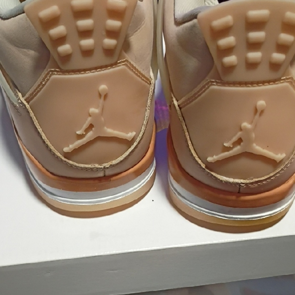 Jordan Sneakers - Tan and White